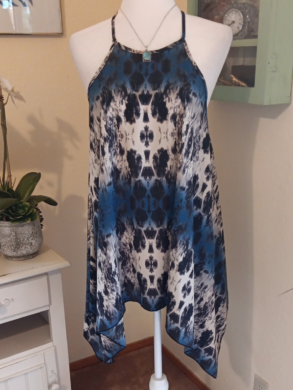 Vision USA Handkerchief Dress/Top.Bohemian. Arty